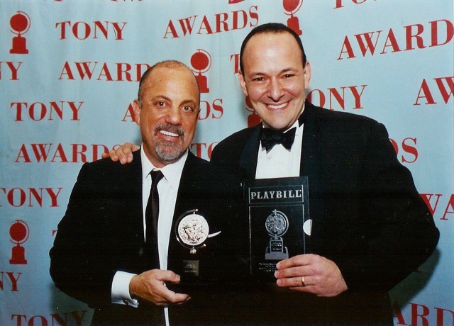 With Billy Joel at the 2003 Tony Awards
